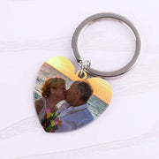 Anniversary Date keychain With Picture 