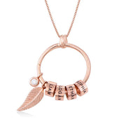 Mother Necklace With Kids Names 