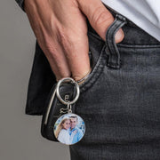 Picture Keychain- Round Keychain Engrave With Photo