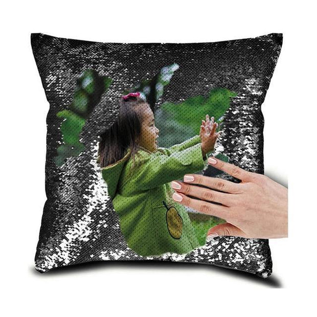 Customized Mermaid Sequin Throw Pillow - Unique Executive Gifts