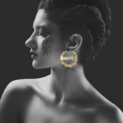 Custom Made Bamboo Hoop Earring - Unique Executive Gifts