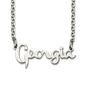 14K Gold Plated Cursive Name Necklace - Unique Executive Gifts