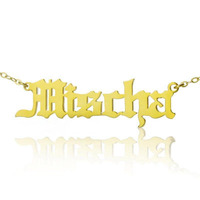 Old English Style Name Necklace - Unique Executive Gifts
