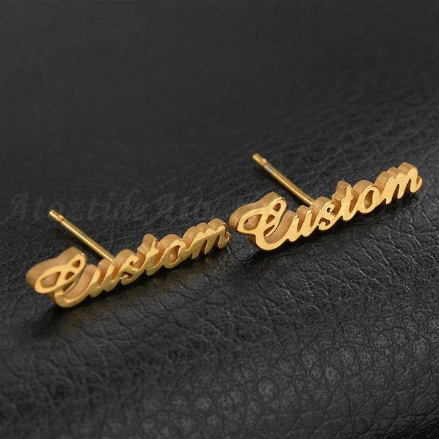 Personalized Name Earrings For Her - Unique Executive Gifts