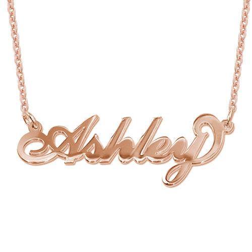 Custom Name Necklace In 18k Gold Plated - Unique Executive Gifts