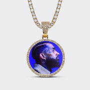 3d photo pendant with picture memory necklace