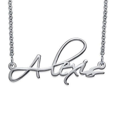 Signature Personalized Script Necklace - Unique Executive Gifts