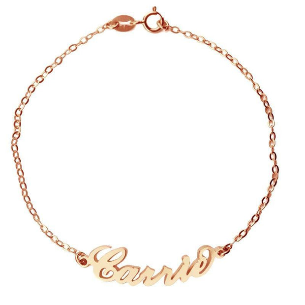 Custom Name Anklet Bracelet - Unique Executive Gifts