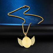 Picture necklace with wings - Angel wing necklace - Unique Executive Gifts