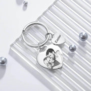 Anniversary Calendar Keychain With Picture For Him