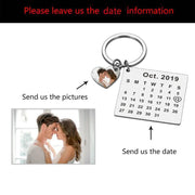 Personalized Calendar keychain Anniversary Gifts