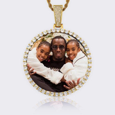 Best Real Customized Necklace Cheap Sale Custom Picture Necklace Personalized Photo Pendant Custom Necklace Pho My Real Gold Jewelry LLC