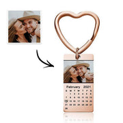 Custom Special Date Keyring With Photo