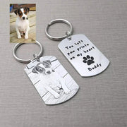 Pet memorial keychain with picture