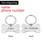 Personalized Dog Collar Tags keychain