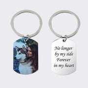 Photo Dog Tag Keychain