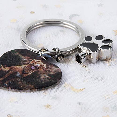 Dog memorial keychain charms