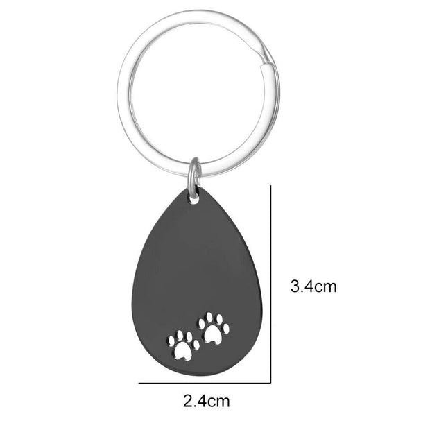 Dog Tag Keychain With Photo