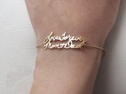 Customized Name Bracelet For Her Sterling Silver | Rose Gold - Unique Executive Gifts
