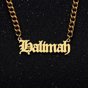 Custom 18K Gold Plated Name Necklace For Men And Women - Unique Executive Gifts