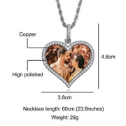 Photo Heart Medallions Necklace