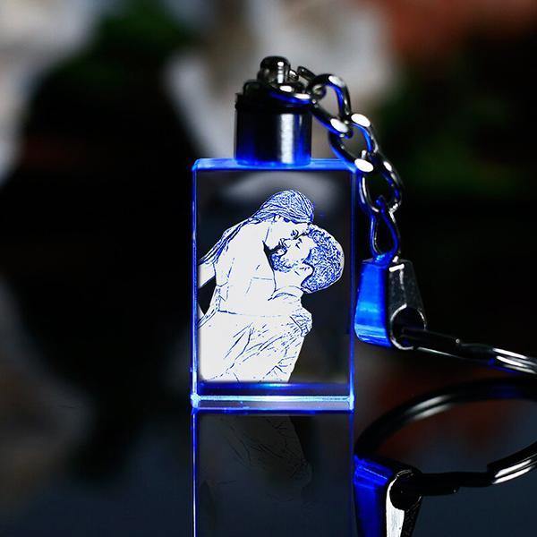 Light Up Picture Keychain