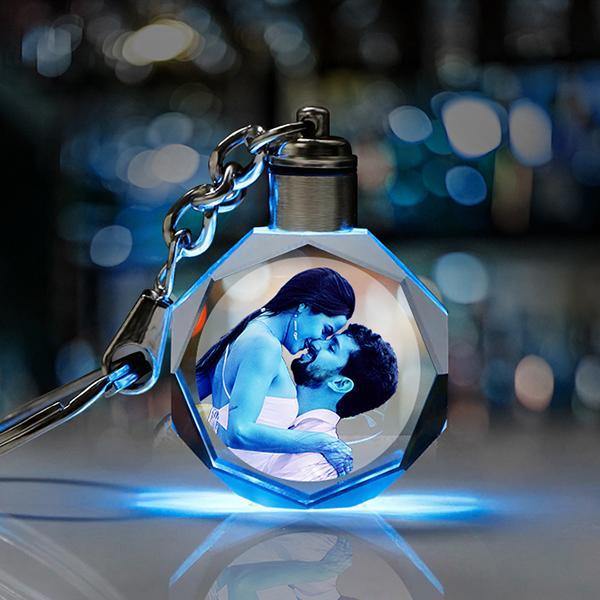 Light Up Picture Keychain