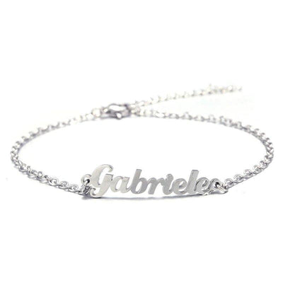 925 Sterling Silver Adjustable Custom Name Bangle Bracelets - Unique Executive Gifts