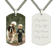 Personalized Photo Necklace Memorial Gift - Unique Executive Gifts