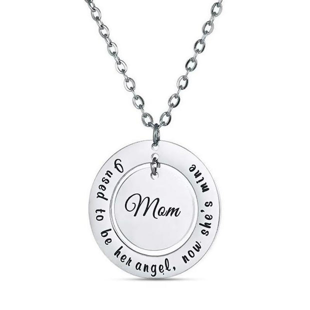 Custom Message Necklace For Mom -Unique Gifts For Mom - Unique Executive Gifts