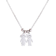 Engraved Kids Charms Necklace For Mom With Children's Names - Unique Executive Gifts