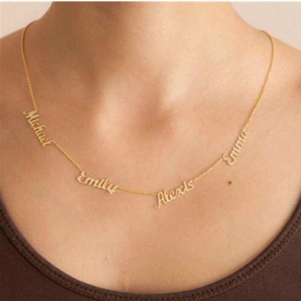 Multiple Name Necklace With Children's Names - Unique Executive Gifts