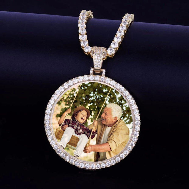 Custom Photo Medallions Necklace