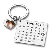 Personalized Calendar keychain Anniversary Gifts