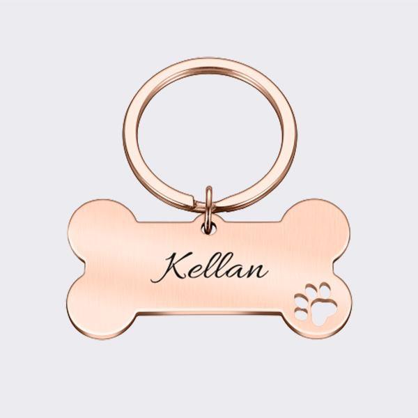 Personalized Dog Collar Tags keychain