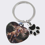 Dog memorial keychain charms