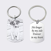 Pet memorial keychain with picture