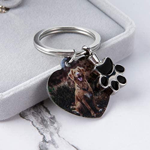 Dog memorial keychain charms