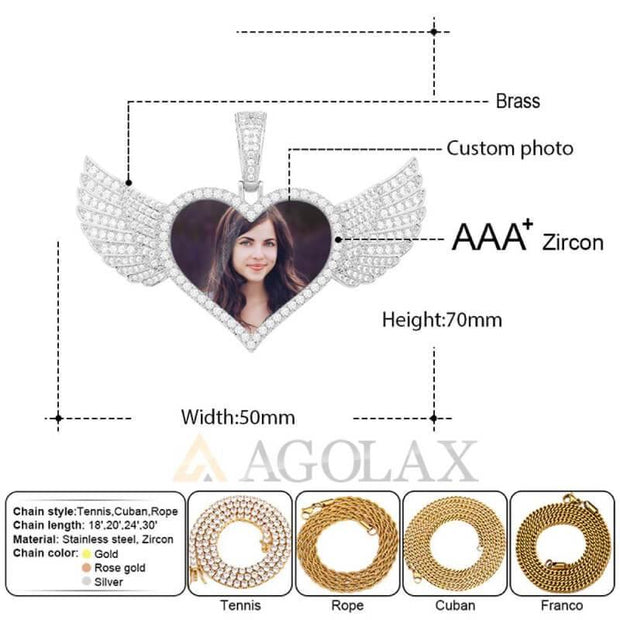Angel Wings Chain Necklace