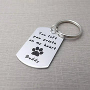 Pet memorial keychain with picture