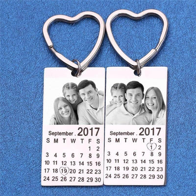 Special Date Calendar Keychain