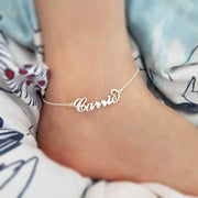 Custom Name Anklet Bracelet - Unique Executive Gifts