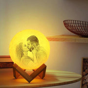 Custom 3D Photo Printed Moon Lamp Light