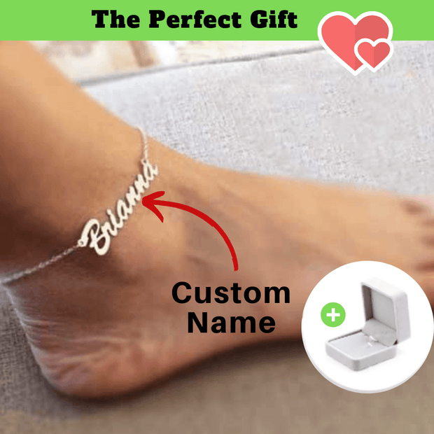 Personalized name anklets - Unique Executive Gifts