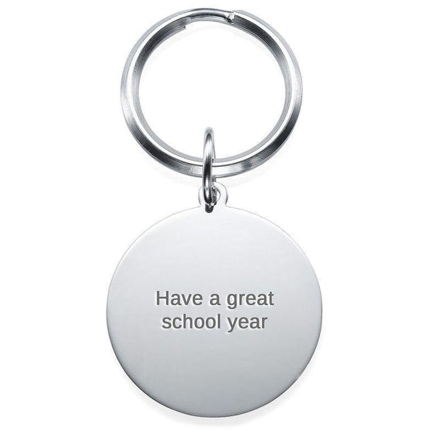 Picture Keychain- Round Keychain Engrave With Photo