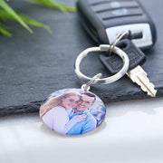 Picture Keychain- Round Keychain Engrave With Photo