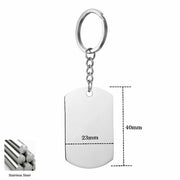 Picture Keychain For Christmas Gift- Custom With Photo, Words - Unique Executive Gifts