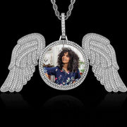 Picture Pendant Necklace with Wings