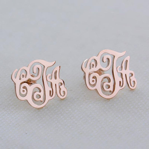 Personalized Monogram Earrings For Women - Unique Executive Gifts