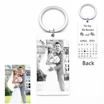 Personalized Photo Calendar Special Keychain Memorial Gifts